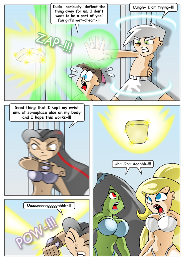 cartoon_network comic crossover danny_fenton danny_phantom desiree eris_(billy_and_mandy) female ghost ghost_girl green_skin human juniper_lee male nickelodeon straight_hair the_fairly_oddparents the_golden_soap_bar the_grim_adventures_of_billy_and_mandy the_life_and_times_of_juniper_lee timmy_turner x^j^kny