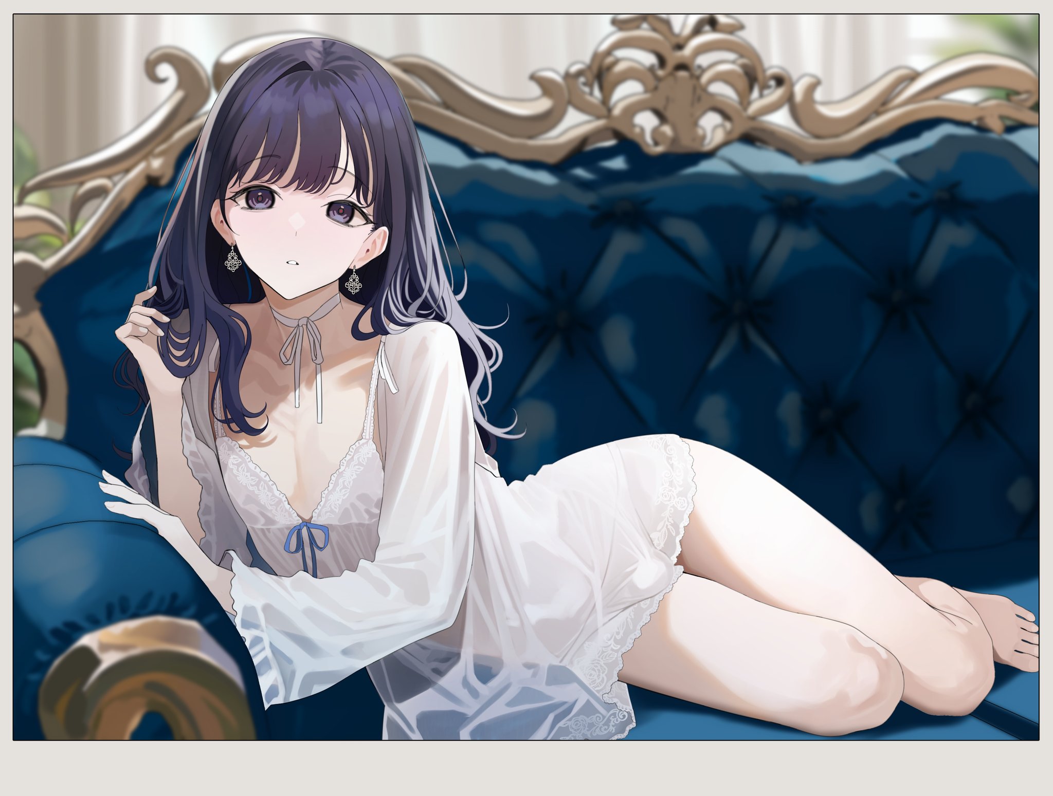 1boy, bulge, crossdressing, femboy, male, nightgown, trap, turisasu