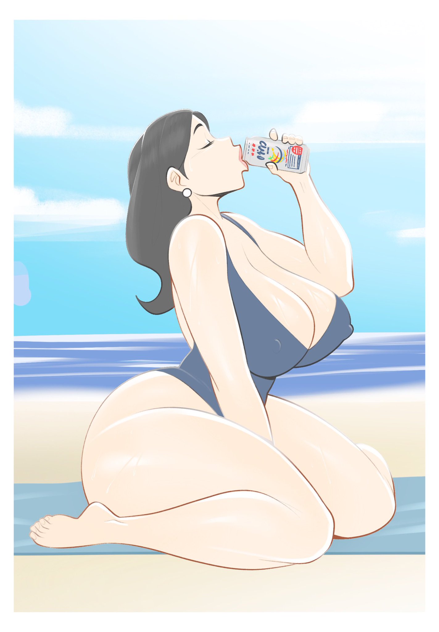 1girls, ass, ass bigger than head, big ass, big breasts, big thighs, breasts, breasts bigger than head, curvaceous, curvy, curvy figure, digital media (artwork), feet, female, hips, hourglass figure, huge ass, huge breasts, huge thighs, jopuari, large ass, large breasts, large thighs, legs, light skin, light-skinned female, lisa (jopuari), mature, mature female, milf, original, original character, slim waist, thick, thick hips, thick legs, thick thighs, thighs, thighs bigger than head, voluptuous, waist, wide hips, wide thighs