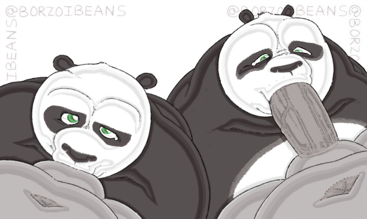 anthro balls bear borzoibeans dreamworks erection father_(lore) father_and_child_(lore) father_and_son_(lore) fellatio fupa genitals giant_panda group kung_fu_panda kung_fu_panda_2 li_shan_(kung_fu_panda) male male/male mammal master_po_ping oral overweight parallel_sex paramount_pictures parent_(lore) parent_and_child_(lore) parent_and_son_(lore) penile penis penis_in_mouth sex son_(lore)