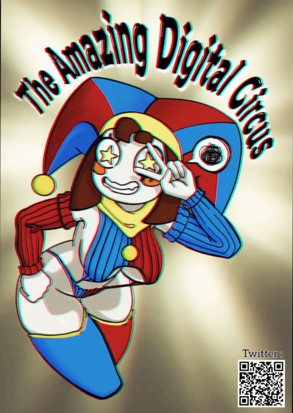 annoyed arlequina bikini breasts clown_girl clown_makeup digital pomni_(the_amazing_digital_circus) the_amazing_digital_circus tits_out
pomni