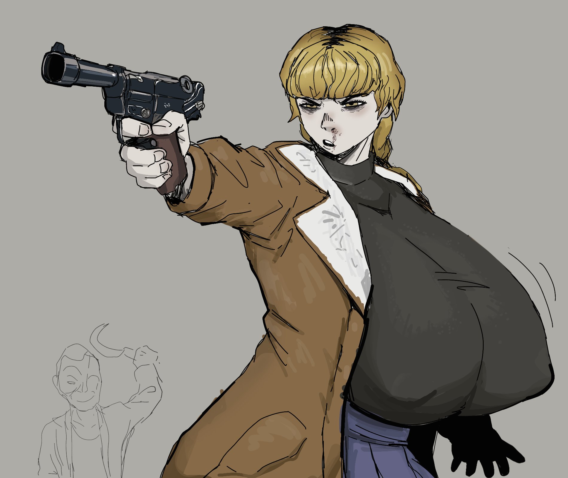 1girls, big breasts, breasts, breasts bigger than head, clothed, clothing, enormous breasts, erect nipples under clothes, fear and hunger, fear and hunger: termina, gigantic breasts, huge breasts, karin (fear and hunger), massive breasts, nipple outline, nipples, nipples visible through clothing, noyes670333, perky nipples, tits, tits bigger than head
