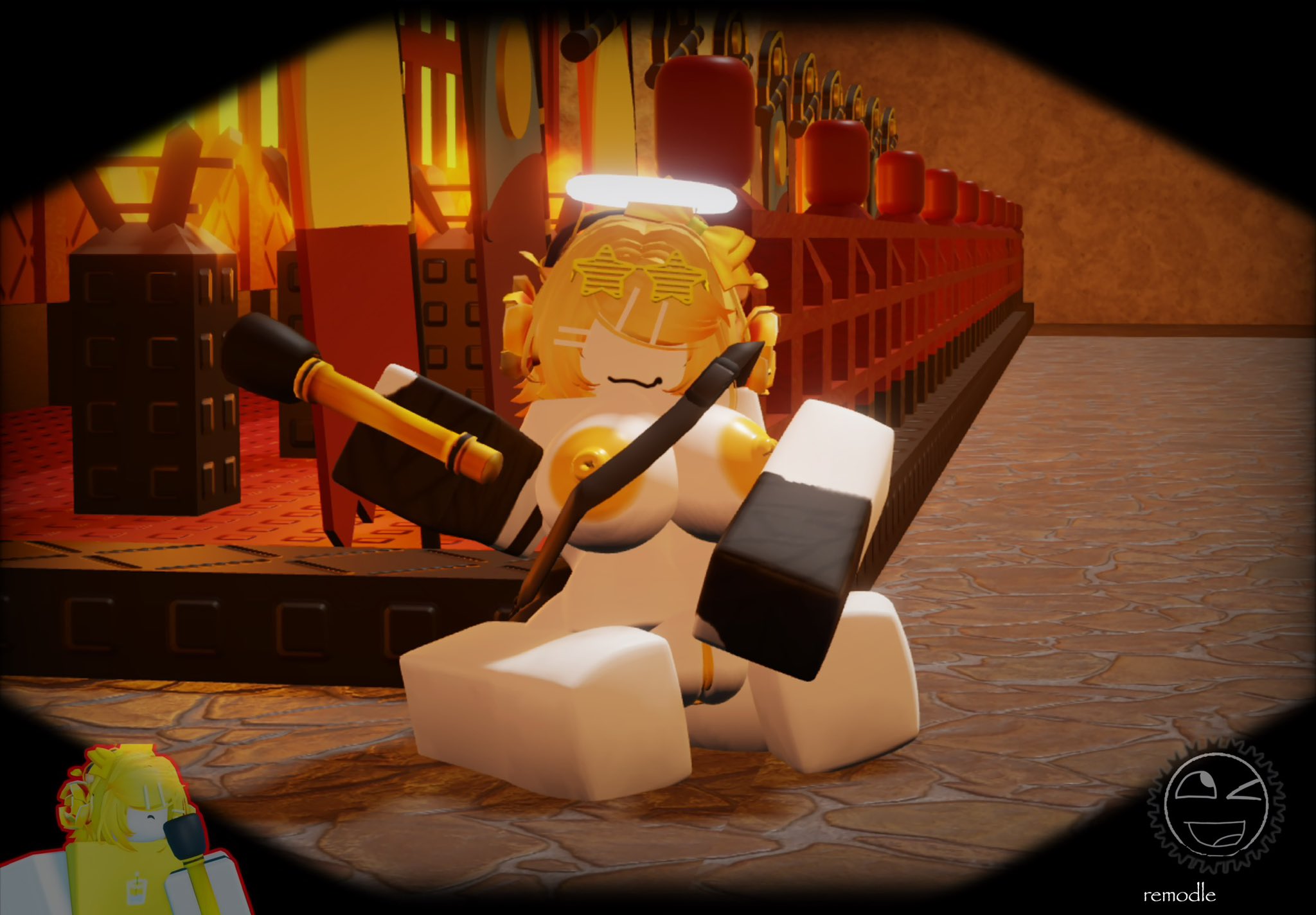 1girls, 3d, areolae, breasts, nipples, nude, pussy, reference image, roblox, roblox game, robloxian, tagme, tbbfanatic, the battle bricks, thighs, tumore, vocalist (the battle bricks)