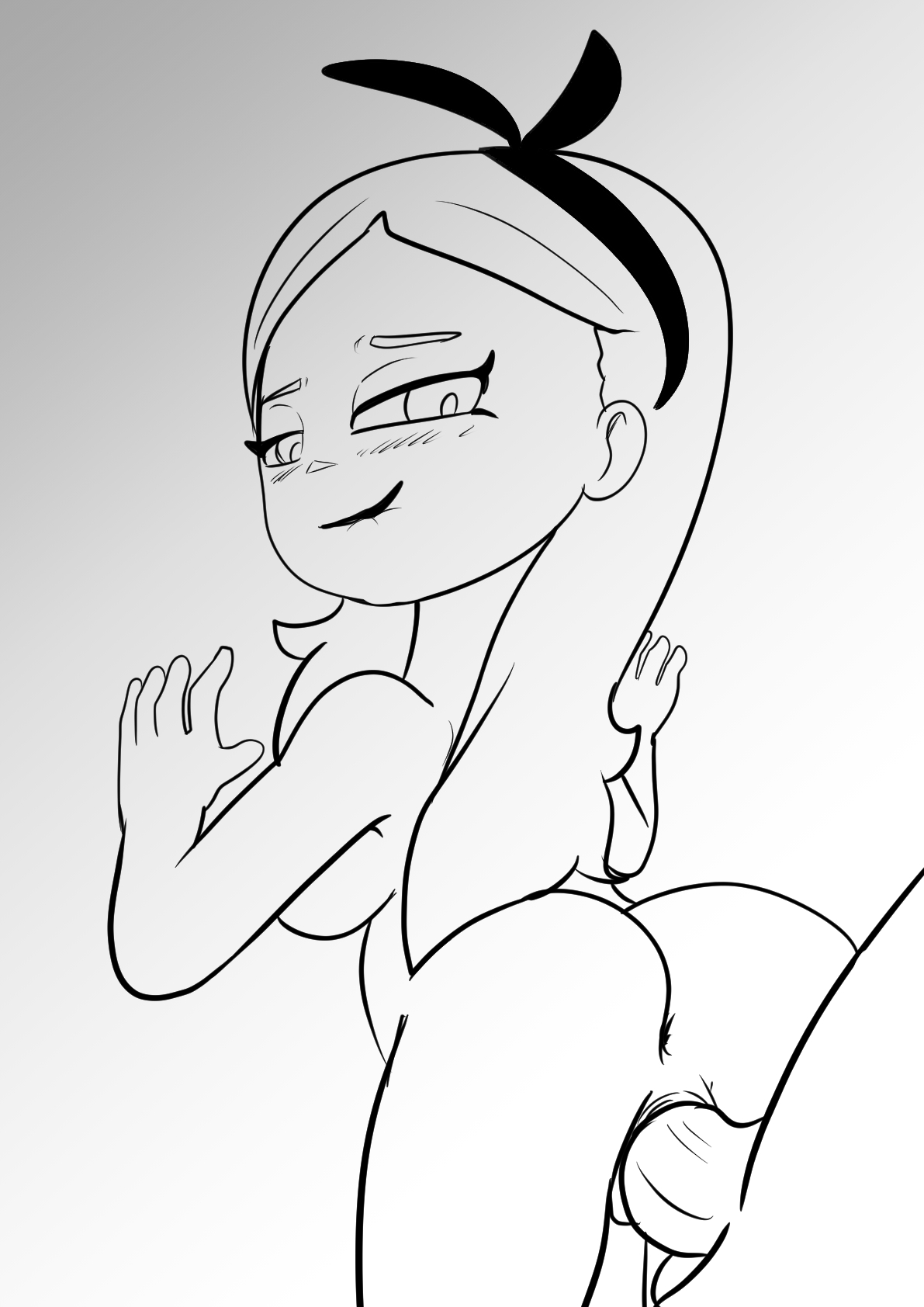 ass, blush, blushing, from behind, fucked from behind, hetero, lip bite, lip biting, looking back, masterpantsu, nirami, nude, penis, sex from behind, tagme, tiktok, vaginal, vaginal penetration, vaginal sex, youtube, youtuber