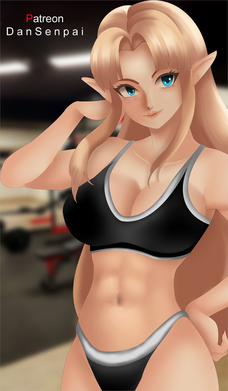 ai_generated blonde_hair blue_eyes breasts female female_only nidavellirstudios nintendo princess_zelda solo tagme the_legend_of_zelda zelda_(a_link_between_worlds)