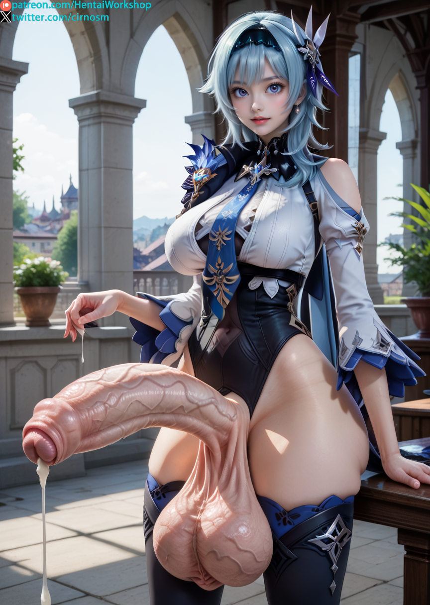 1futa ai_generated big_ass big_balls big_breasts big_butt big_penis big_testicles cirnosx cum cumshot curvy curvy_body curvy_figure curvy_hips cyberpunk dick dickgirl ejaculation erection eula_(genshin_impact) futanari genshin_impact huge_ass huge_balls huge_breasts huge_butt huge_cock huge_testicles hyper_ass hyper_balls hyper_breasts hyper_butt hyper_genitalia hyper_penis hyper_testicles massive_ass massive_balls massive_breasts massive_butt massive_penis massive_testicles massive_thighs penis realistic smile solo_futa testicles veiny_balls veiny_penis veiny_testicles wide_hips