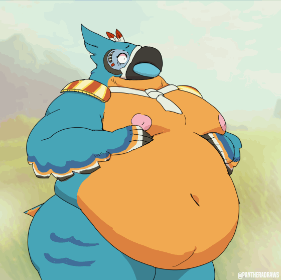 1boy anthro ass_expansion avian avian_humanoid beak belly belly_expansion big_belly blue_fur breast_expansion breath_of_the_wild chubby chubby_male fat fat_man fur furry humanoid kass kass_(tloz) kass_(zelda) male male_focus male_only malesub morbidly_obese morbidly_obese_male obese obese_male overweight overweight_male slime tagme the_legend_of_zelda the_legend_of_zelda:_breath_of_the_wild thick_thighs weight_gain wide_hips