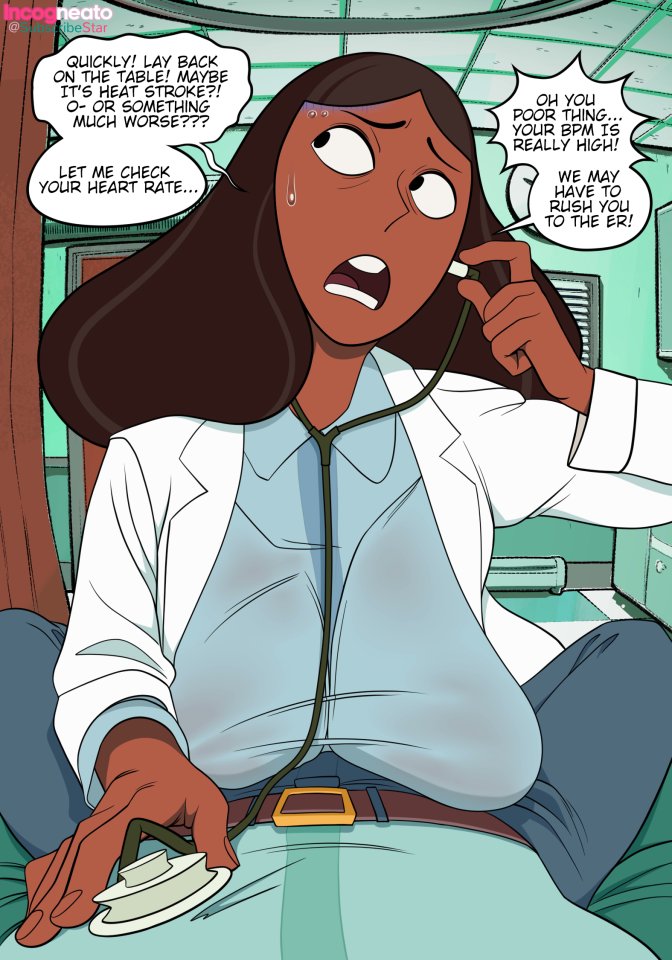 1boy, 1boy1girl, 1girl, 1girls, before sex, belt, big breasts, breast press, breasts, breasts focus, breasts on lap, butt, cartoon network, cheating, cheating wife, coat, comic, concerned, curvy, curvy body, curvy female, curvy figure, dark skin, dark-skinned female, doctor, doctor on patient, english, english dialogue, english text, female, hag, huge breasts, imminent paizuri, imminent penetration, imminent sex, incogneato, infidelity, large breasts, long hair, male, male/female, mature, mature female, mature woman, medical examination, milf, mommy, mother, no bra, no underwear, paizuri, paizuri invitation, paizuri lead by female, paizuri on lap, pants, point of view, poney, pov, pov male, pressing breasts, priyanka maheswaran, resting breasts, sagging, sagging breasts, saggy balls, saggy boobs, saggy breasts, scared, screaming, see-through, see-through clothes, see-through clothing, see-through shirt, sexy, shirt, steven universe, sweat, sweatdrop, sweating, sweaty, sweaty body, sweaty breasts, text, text bubble, thick, voluptuous, voluptuous female, wet shirt, white coat, wide hips