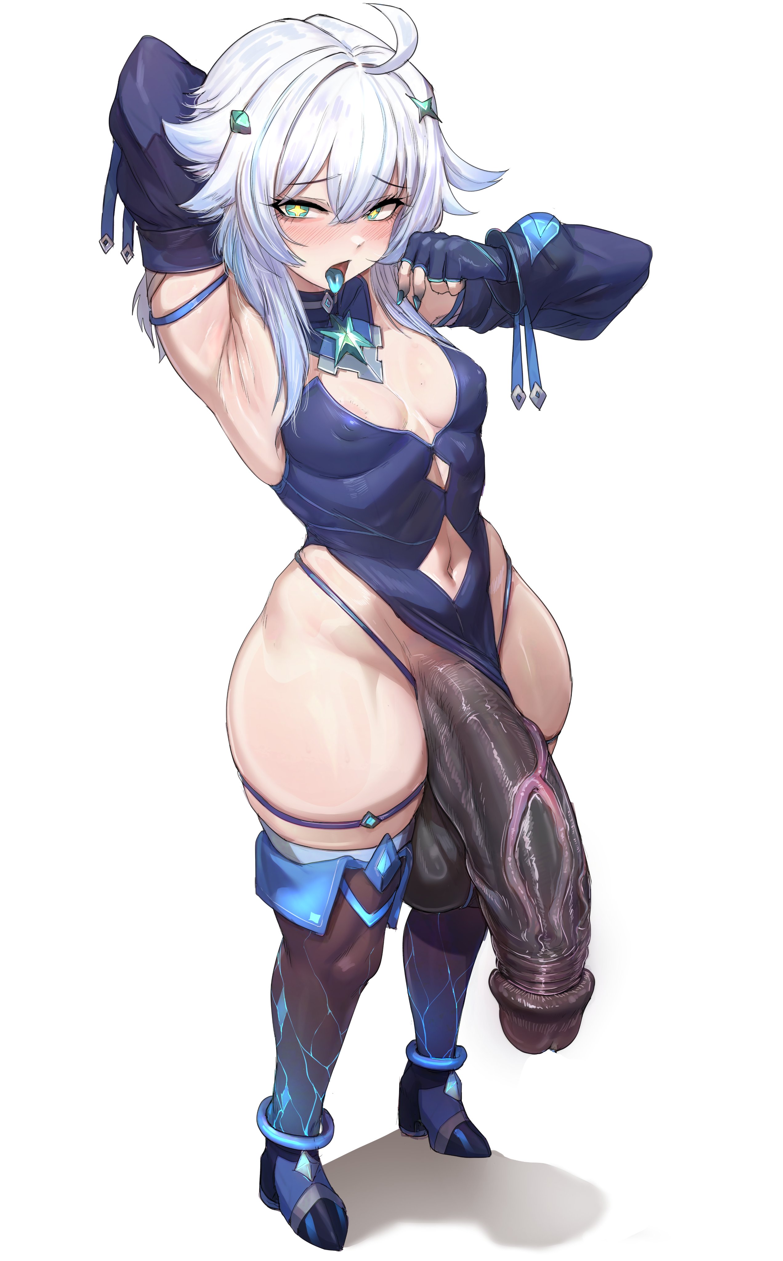 cum, cup, futanari, male, merodach, oc, ohthicc, otik, solo, solo futa