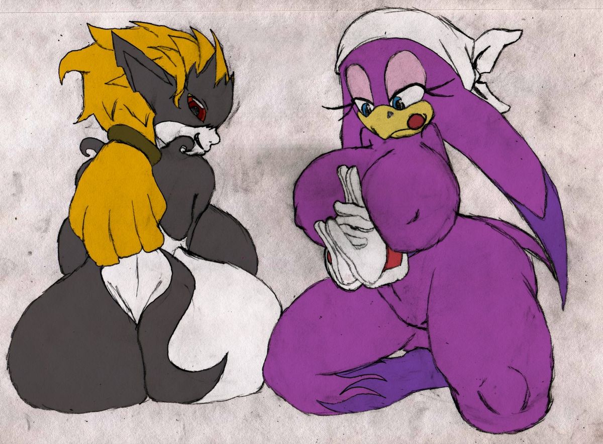 2girls anthro ass avian big_ass big_breasts big_butt bird breasts butt clasped_hands crossover duo expansion female female_only furry hair_hand headkerchief hirundinid huge_ass huge_breasts humanoid imp imp_midna little-gray-bunny looking_at_viewer midna multiple_girls nintendo non-mammal_breasts pose red_eyes sega seth65 sitting sonic_(series) sonic_riders sonic_the_hedgehog_(series) swallow_(bird) the_legend_of_zelda twili twilight_princess video_games wave_the_swallow wide_hips