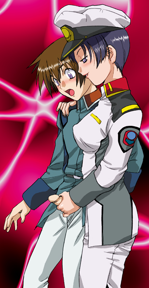 gundam gundam_seed kira_yamato natarle_badgiruel tagme