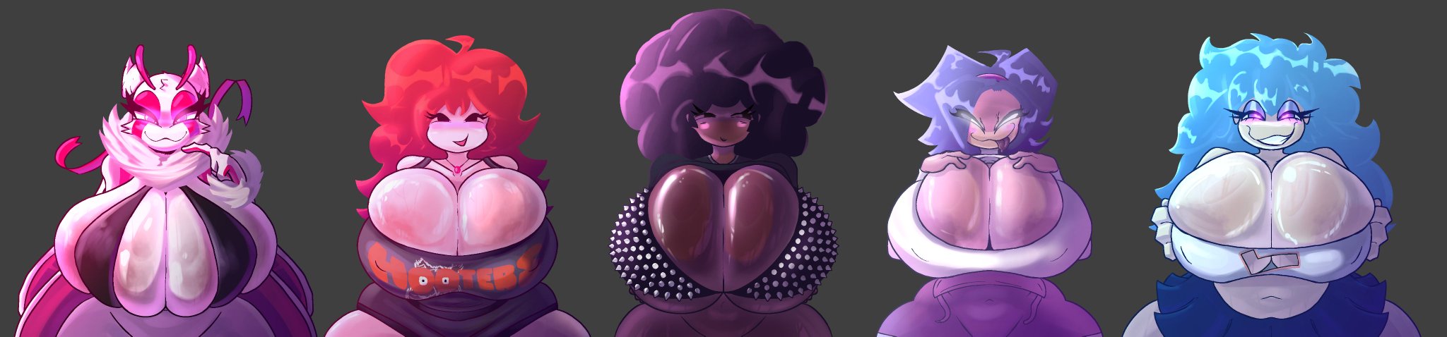 5girls, afro, belly, big breasts, blue hair, breasts, breasts bigger than head, breasts focus, carol (bbpanzu), carol (fnf mod), carol (friday night funkin), dark skin, dark skinned female, fnf, fnf girlfriend, fnf mod, fnf mods, fnf nene, friday night funkin, friday night funkin mod, friday night funkin mod og, friday night funkin mods, friday night funkin', furry, gf, gf fnf, girlfriend (fnf), girlfriend (friday night funkin), girlfriend (friday night funkin'), huge breasts, infernadise (retrospecter), large breasts, lidialust07, long hair, massive breasts, moth, nene (friday night funkin), nene (newgrounds), nene (pico's school), newgrounds, pico's school, pink eyes, retrospecter mod, sakuroma (retrospecter), showing breasts, showing off, sky (fnf mod), sky (friday night funkin), skyblue, skyblue (friday night funkin), skyverse, smile, solo, thick thighs, thighs