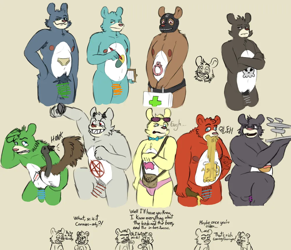 Gay Bear (Bear Nuts) Rule 34 Image