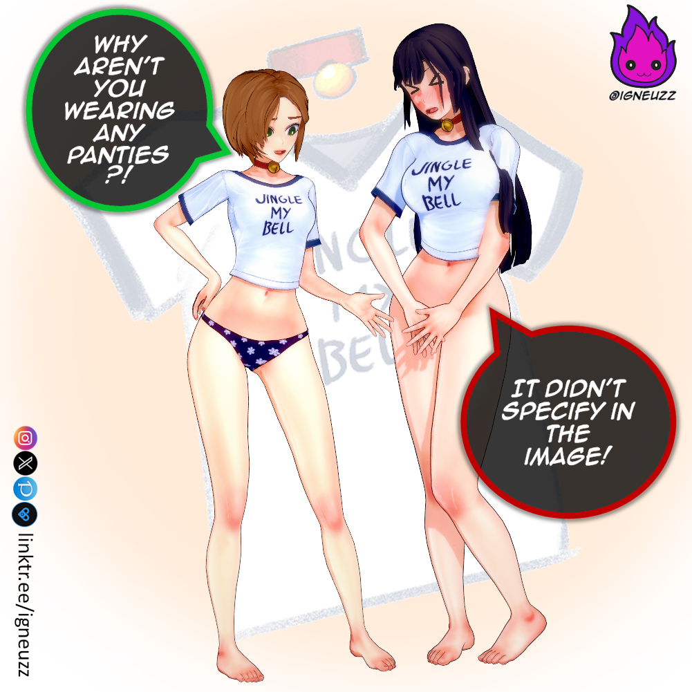 abby_(igneuzz) igneuzz lizz_(igneuzz) no_panties oc original_character original_characters tagme trend