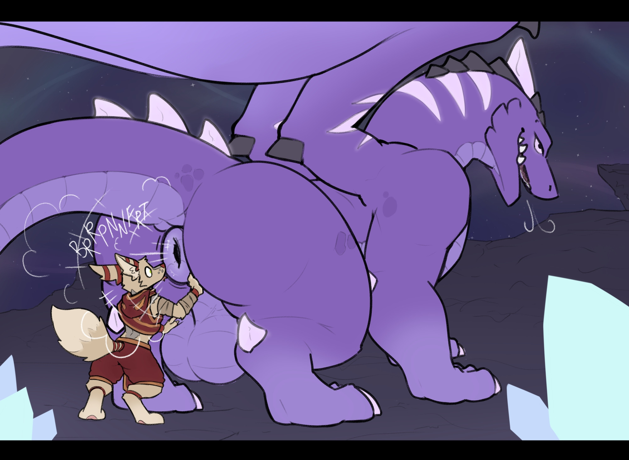 2boys, 2d, anthro, anus, ass, balls, big anus, big ass, big balls, big butt, big fart, blep, clothed, clothes, dragon, fart, fart fetish, farting, farting in face, farting on another, feral, feral on anthro, furry, huge ass, huge butt, large dom small sub, looking pleasured, looking relieved, male, male fart, male only, naked, no sex, nonhuman, nude, oc, on all fours, onomatopoeia, passtheblast, scalie, size difference, sniffing ass, sniffing farts, tagme, tail, thick thighs, thighs, tongue out