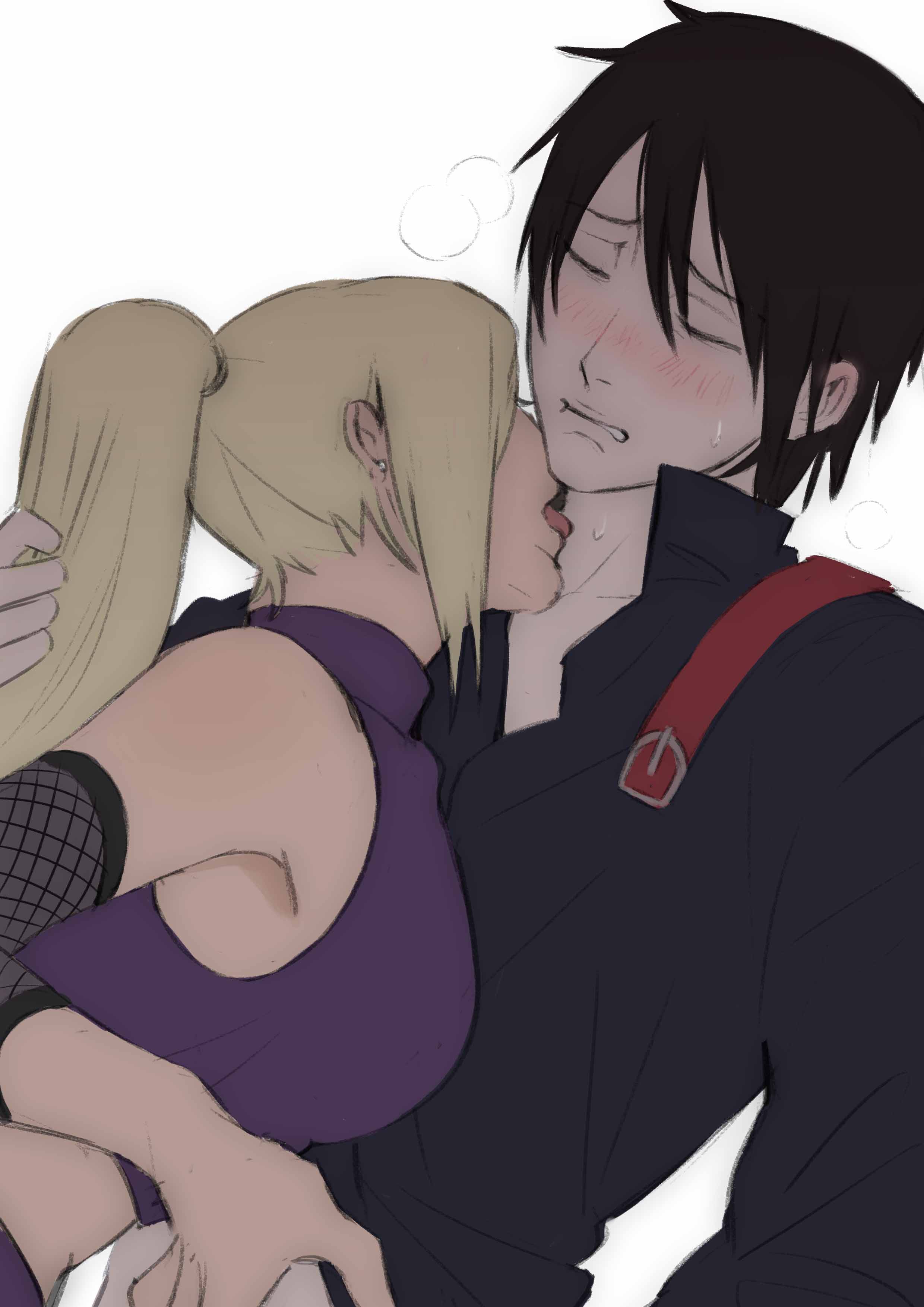 1boy, 1boy1girl, 1girls, absurd res, absurdres, armwear, bare shoulders, big breasts, black hair, blonde hair, blush, boruto: naruto next generations, boyfriend-girlfriend, breasts, canon couple, closed eyes, clothed, clothed sex, clothing, couple, crop top, dominant female, duo, duo focus, ear piercing, ear ring, earrings, elbow sleeve, female, femdom, fishnet, fishnet armwear, fishnets, fully clothed, hair over one eye, hair pull, hair pulling, hair ribbon, hi res, high resolution, highres, husband and wife, imminent handjob, imminent sex, ino yamanaka, jacket, jewelry, large breasts, licking, licking neck, light skin, light-skinned female, light-skinned male, male, male and female focus, male/female, malesub, married couple, messy hair, monday mint, naruto, naruto (series), naruto shippuden, naruto: the last, nose blush, pale skin, pale-skinned female, pale-skinned male, ponytail, pulling hair, ribbon, romantic, romantic ambiance, romantic couple, romantic sex, sai, shirt lift, shirt up, shonen jump, shounen jump, shueisha, straight, submissive male, sweat, sweatdrop, sweating, tied hair, tongue, tongue out, undressing, very high resolution, weekly shonen jump, weekly shounen jump, white background, yamanaka ino
