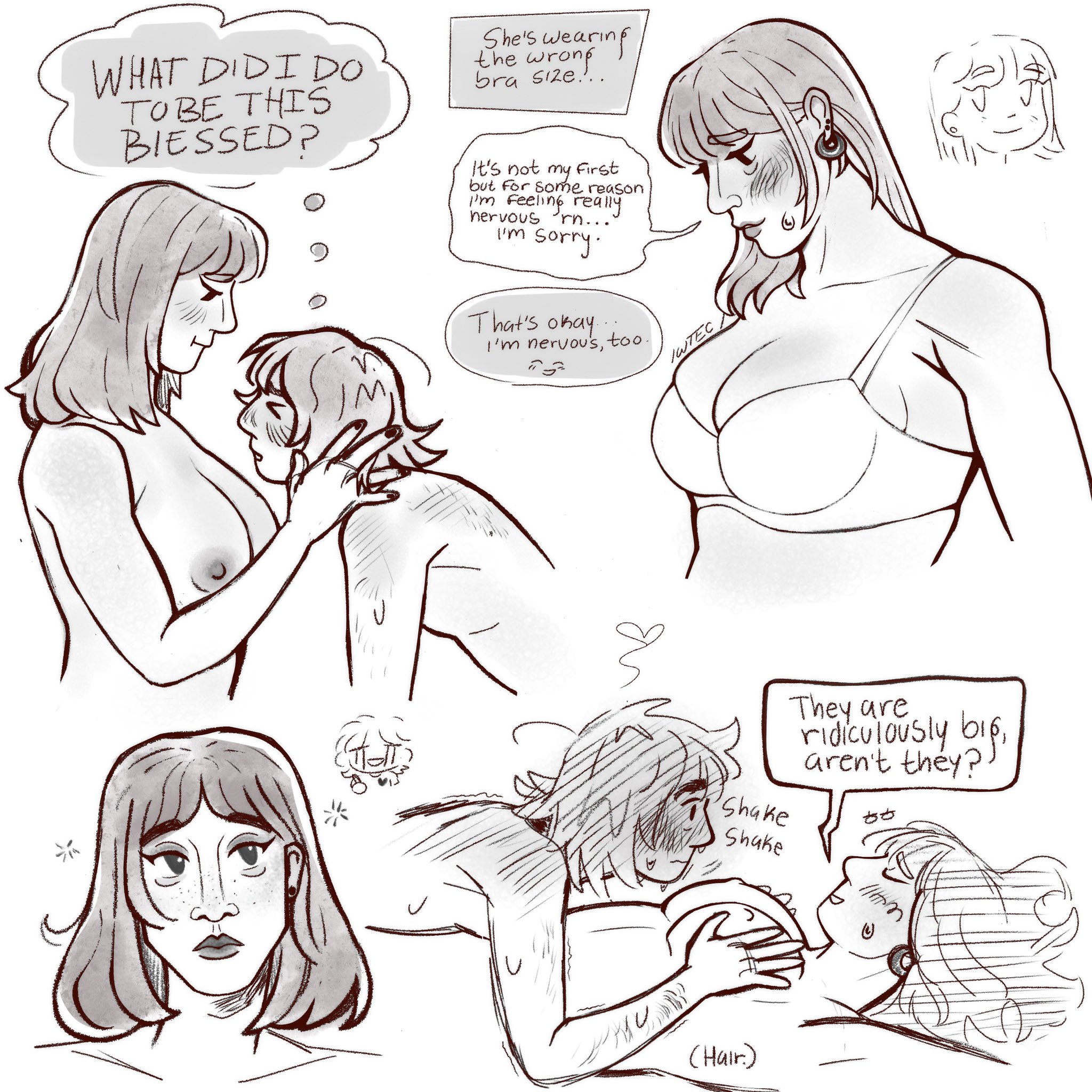 1dickgirl, 1futa, 1girls, 2d, 2d (artwork), 2d artwork, big breasts, breast squeeze, breasts, cho hyun-ju, dickgirl, female, futa on female, futa with female, futanari, intersex, kim young-mi, squid game, trans woman, transfem