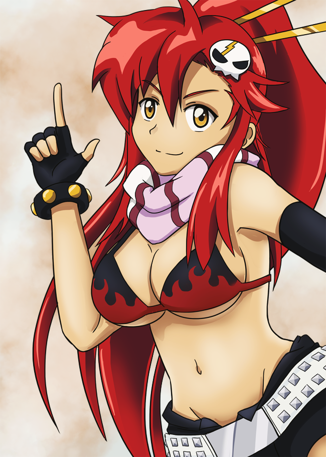 2013 digital_media_(artwork) pinup skylark tengen_toppa_gurren_lagann yoko_littner