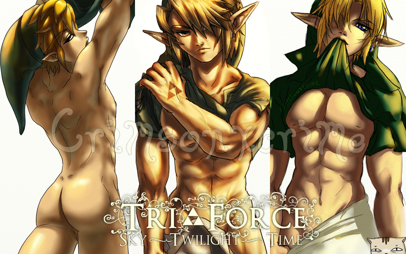 2012 3boys abs artist_logo ass ass_focus clothed clothed_male crimsonxcrime deviantart_link english_text human human_male human_only hylian light-skinned_male light_skin link link_(ocarina_of_time) link_(skyward_sword) link_(twilight_princess) male male_ass male_ass_focus male_focus male_only multiple_boys muscles muscular muscular_male nintendo nude nude_male ocarina_of_time skyward_sword the_legend_of_zelda the_legend_of_zelda:_ocarina_of_time the_legend_of_zelda:_skyward_sword the_legend_of_zelda:_twilight_princess twilight_princess uncensored undressing yaoi