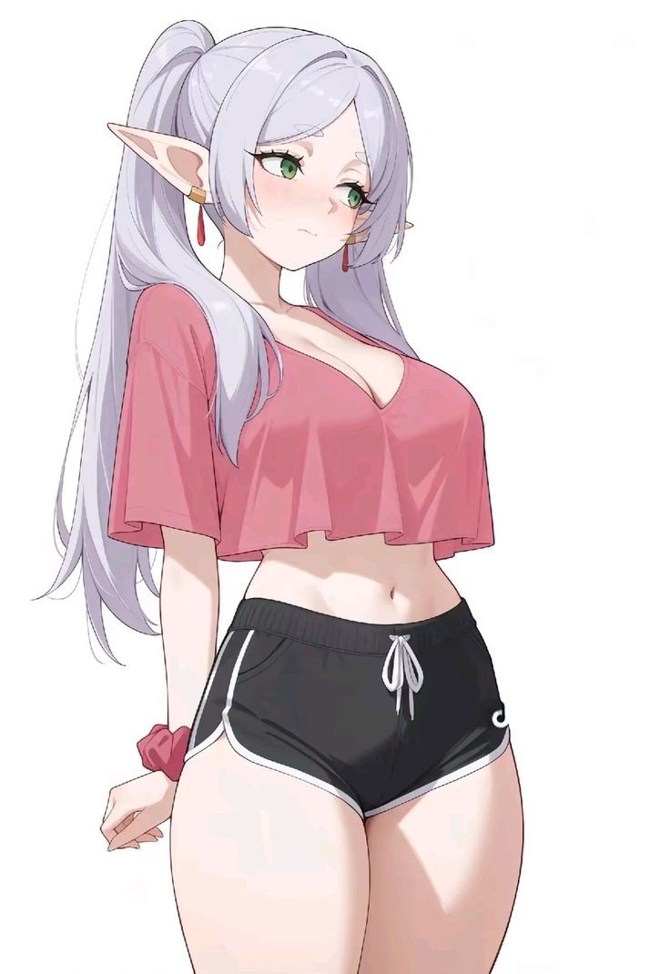 1girls, female, frieren, solo, sousou no frieren, sportswear, tagme, tagme (artist)