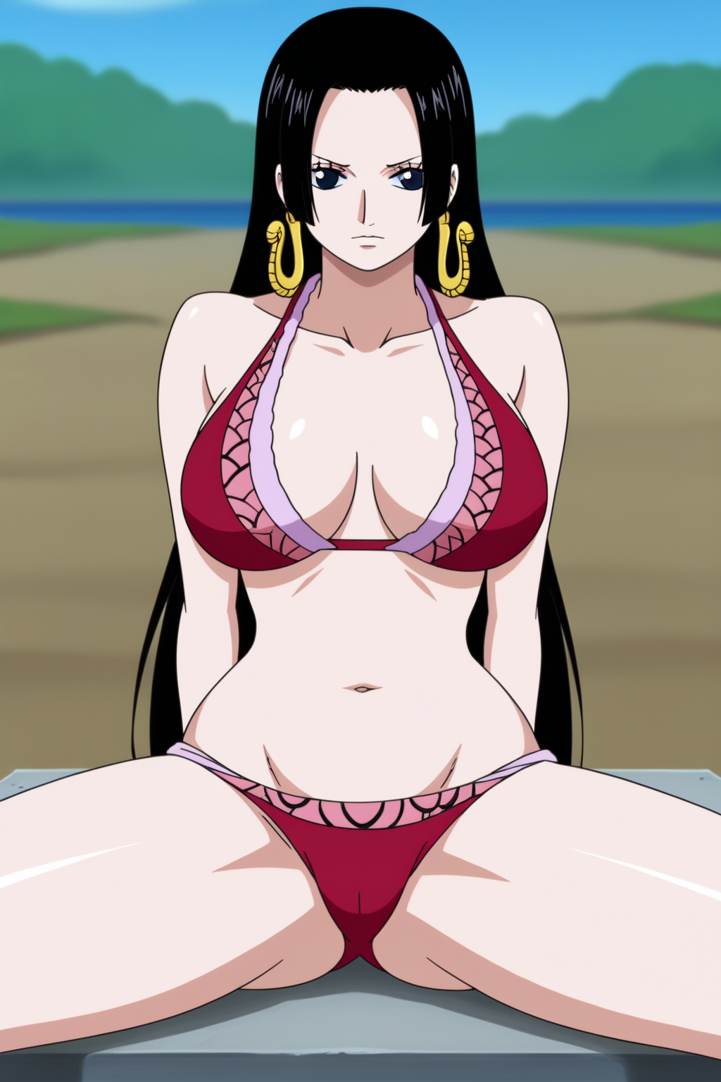 ai_generated bikini boa_hancock costemania female female_only one_piece