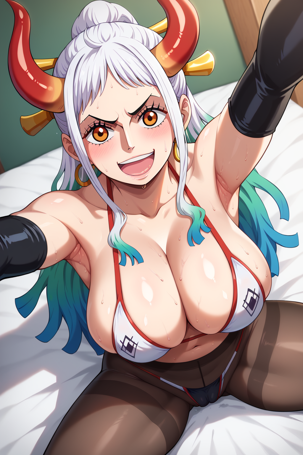 ai_generated bikini costemania female female_only one_piece yamato_(one_piece)