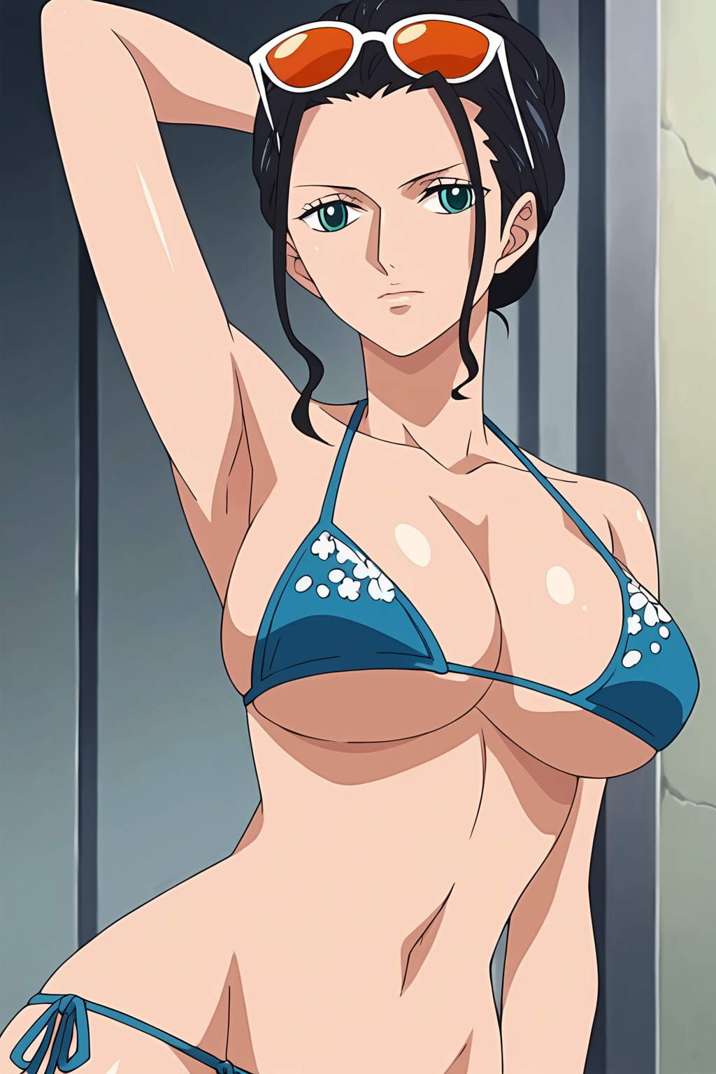 ai_generated bikini costemania female female_only nico_robin one_piece