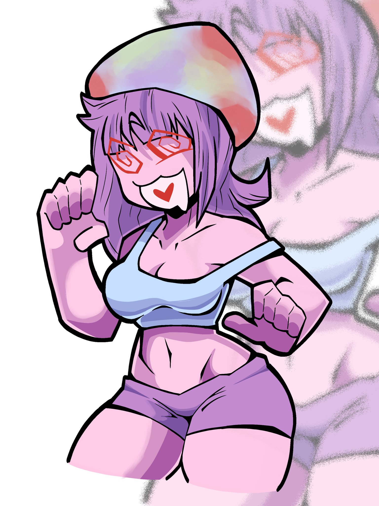 1girls, anthro, anthrofied, ass, breasts, female, flora fauna, hypno-shroom (pvz), notspingar, plant, plant girl, plant humanoid, plantie, plants vs zombies, plants vs. zombies, popcap games, pussy