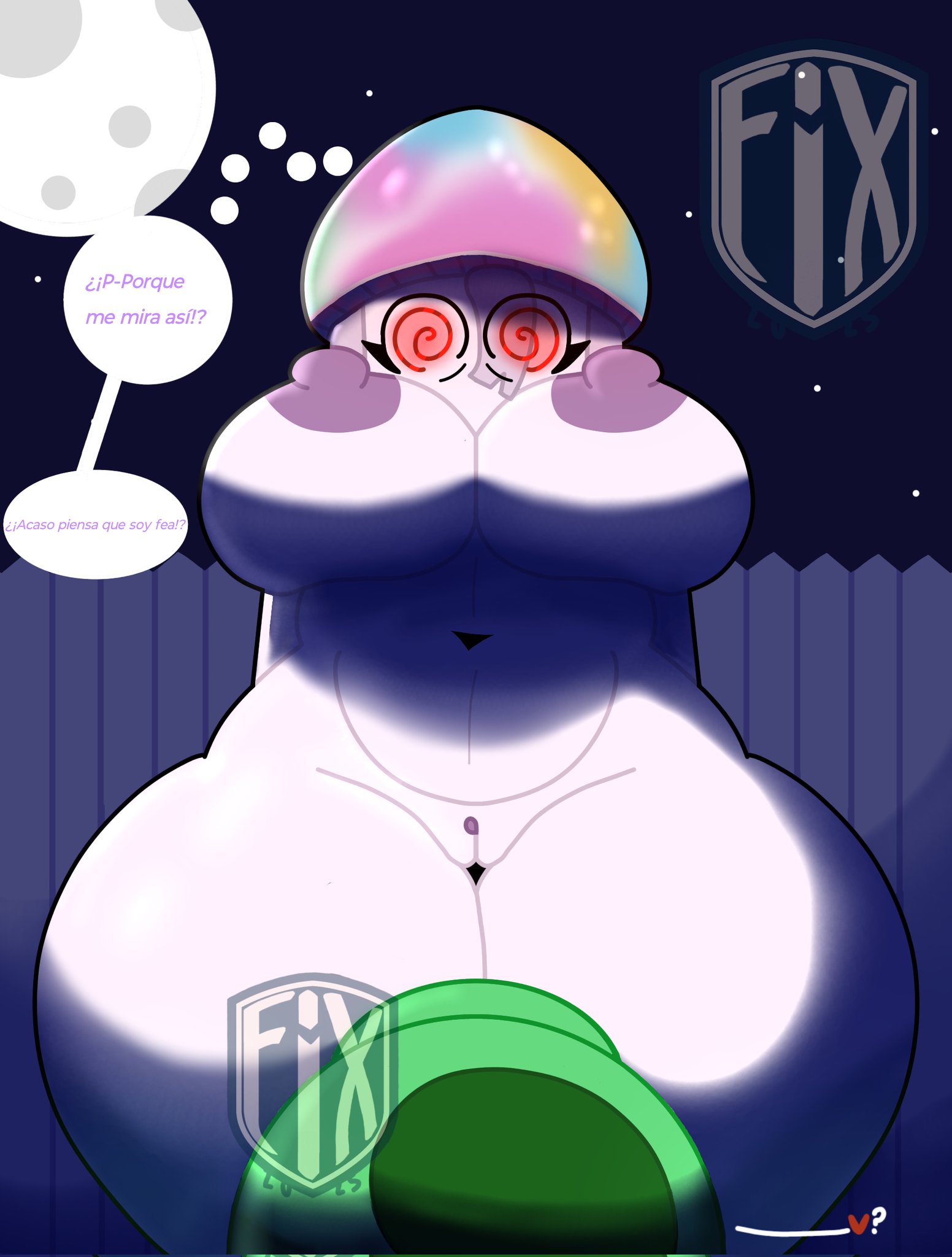 1girls, anthro, anthrofied, ass, breasts, female, fixdea, flora fauna, hypno-shroom (pvz), peashooter (pvz), plant, plant girl, plant humanoid, plantie, plants vs zombies, plants vs. zombies, popcap games, pussy, sunstartower