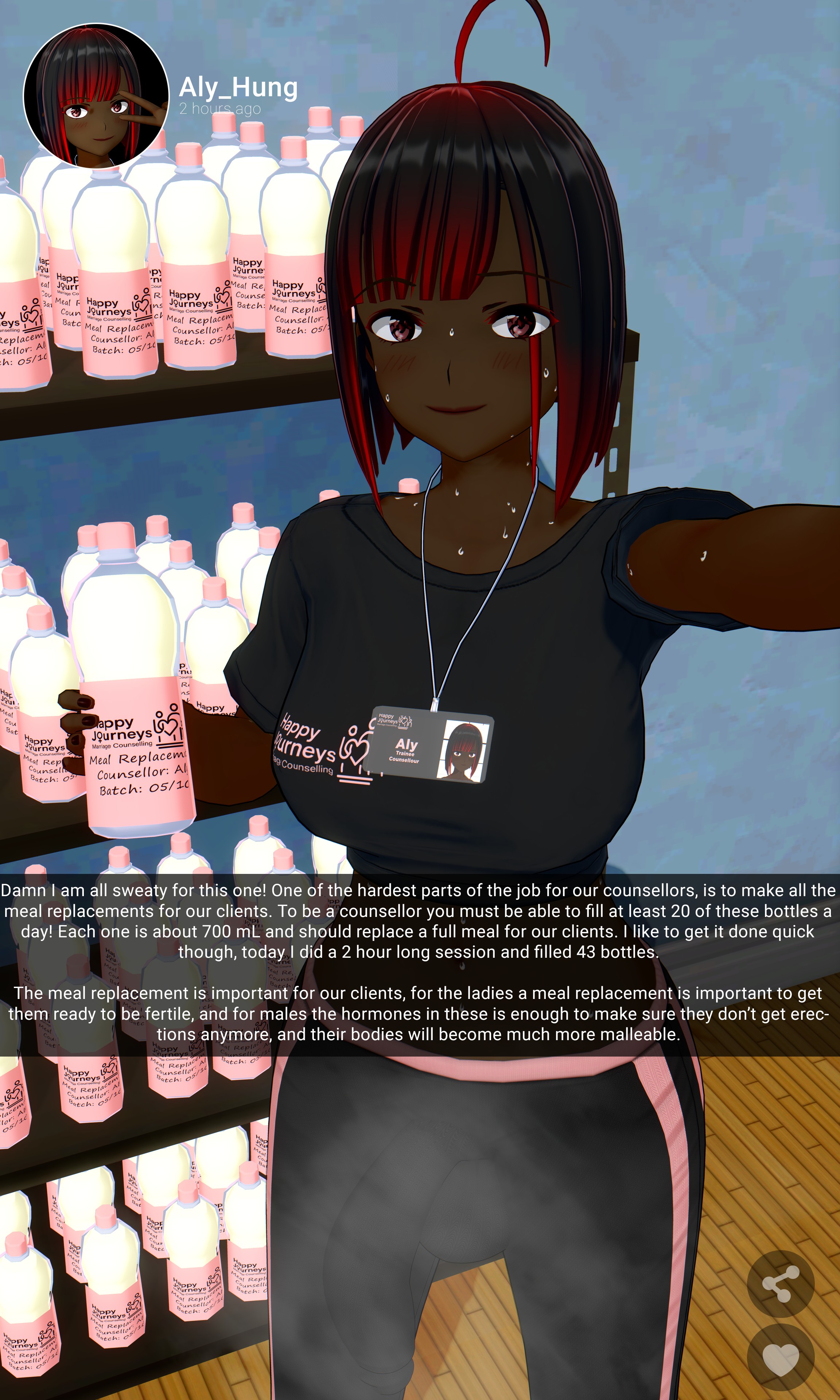 3d, artist request, bottle, cuckold, cum diet, futanari, happy journeys, koikatsu, musk, netorare, render