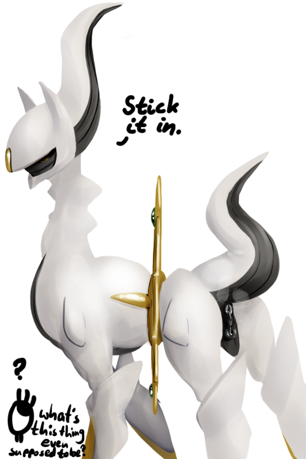 arceus color female female_only feral imaajfpstnfo nude pokemon side_view solo tagme vulva