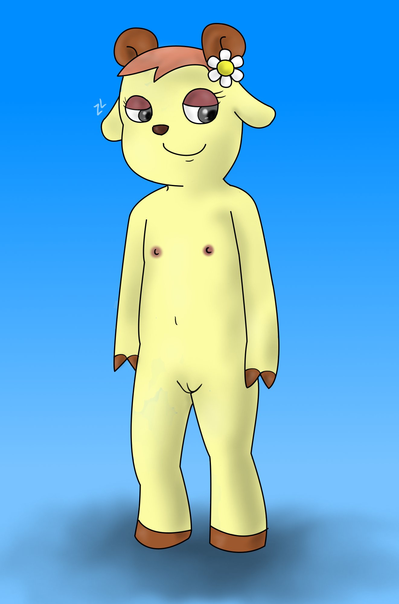 anthro cub discovery_kids female female_only flat_chest gabi_(discovery_kids) mascot portfolio_entertainment solo tagme young zeklullaby zekromlover