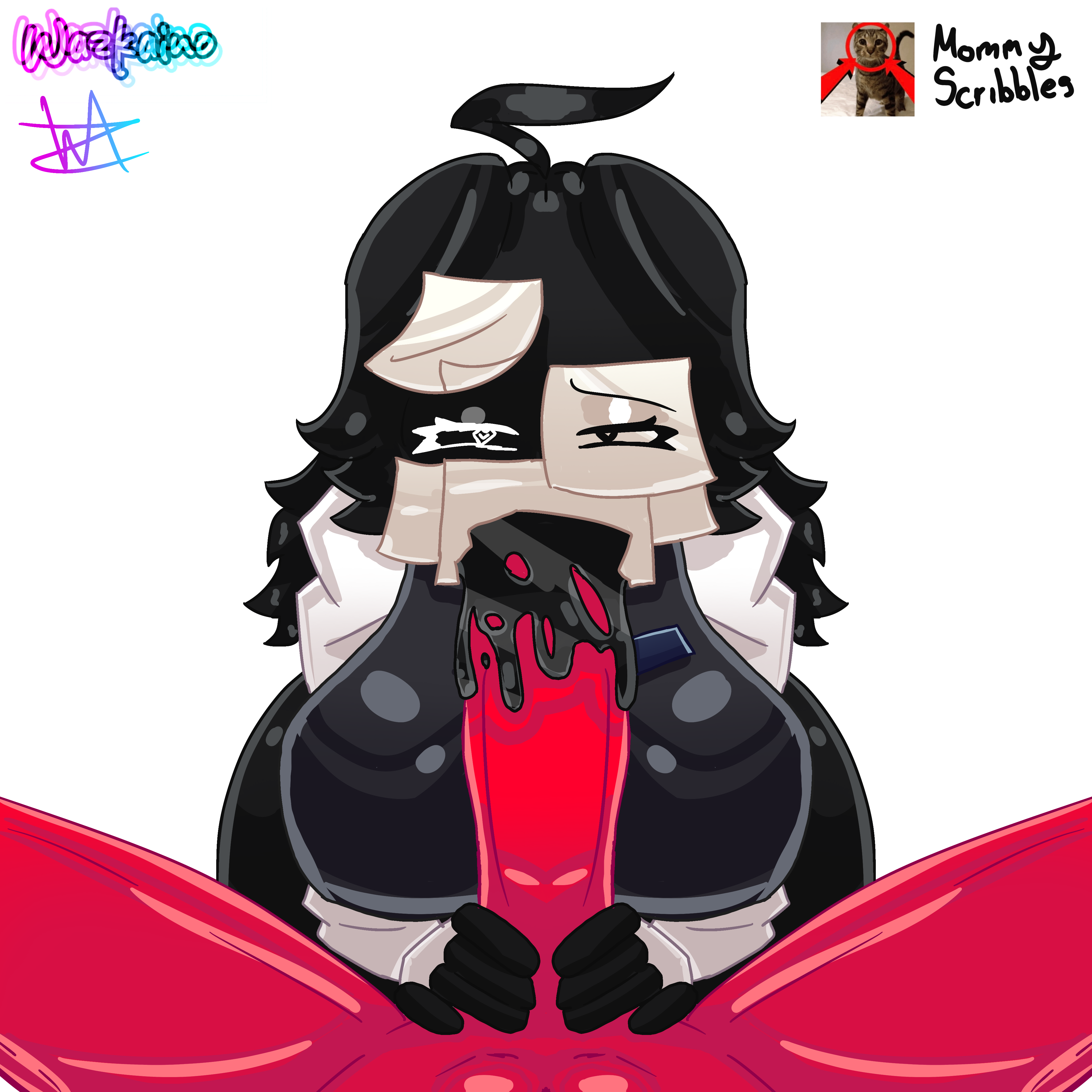 bash, blowjob, breast focus, doors (roblox), dressed, ink, massive ass, massive breasts, paper, paper girl, roblox, roblox game, scribbles, scribbles (doors), tagme, tagme (artist), tagme (character), undressed