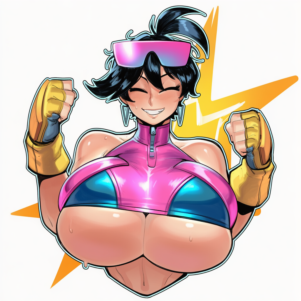 1girls ai_generated boobs_bigger_than_head breasts_bigger_than_head bust busty cattlec dark_hair enormous_breasts enormous_tits eyes gigantic_breasts goggles goggles_on_head happy huge_breasts huge_tits jubilee jubilee_(marvel_rivals) light-skinned_female marvel marvel_rivals massive_breasts massive_tits revealing_clothes short_hair smile tits_bigger_than_head underboob x-men