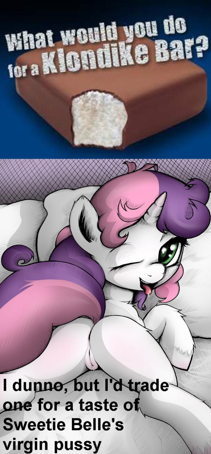 cutie_mark_crusaders friendship_is_magic hair_on_head klondike_bar my_little_pony sweetie_belle_(mlp)