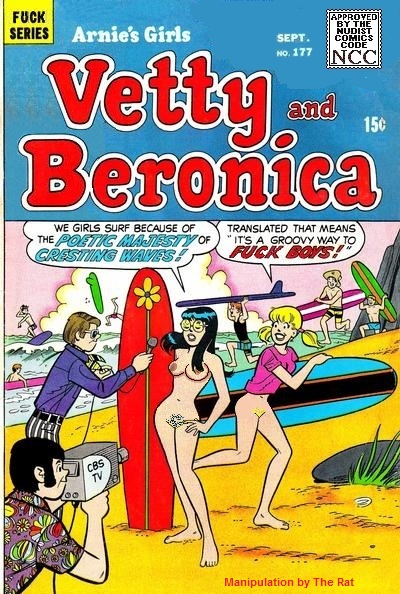 alias_the_rat archie_andrews archie_comics beach betty_and_veronica betty_cooper breasts pussy veronica_lodge