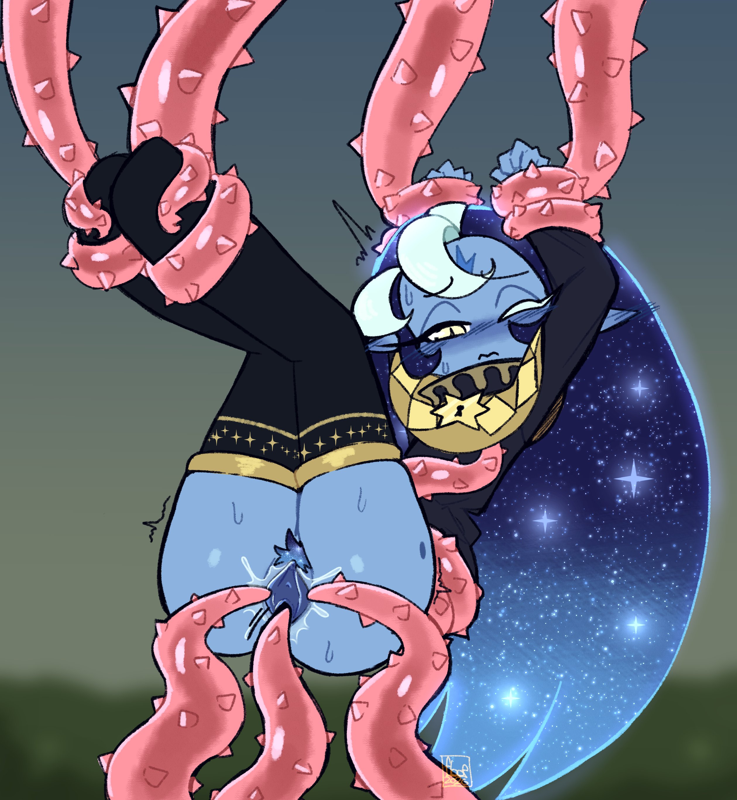 cookie run, cookie run kingdom, cuntboy, floofierun, fount of knowledge, shadow milk cookie, spiked tentacles, sweat, tagme, tentacle, tentacle sex