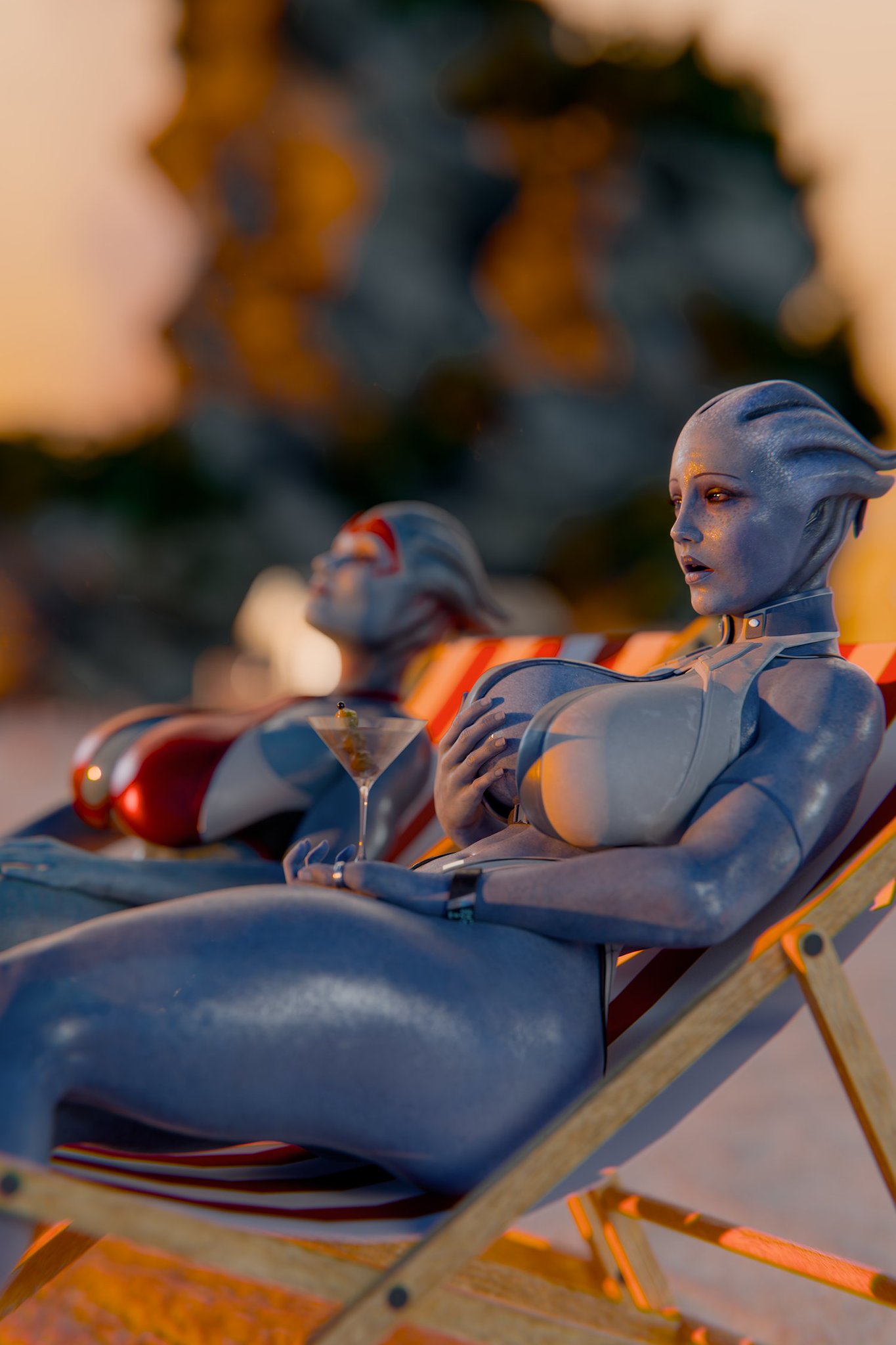 2girls, 3d, alien, alien girl, alien humanoid, asari, big ass, big breasts, big rig art, bioware, blue body, blue skin, blue-skinned female, breasts, chest, curvaceous, curvy, curvy figure, electronic arts, female, hair tentacles, hips, hourglass figure, humanoid, large ass, large breasts, legs, liara t'soni, mass effect, mature, mature female, milf, samara, slim waist, tentacle hair, thick, thick hips, thick legs, thick thighs, thighs, video game character, voluptuous, waist, wide hips