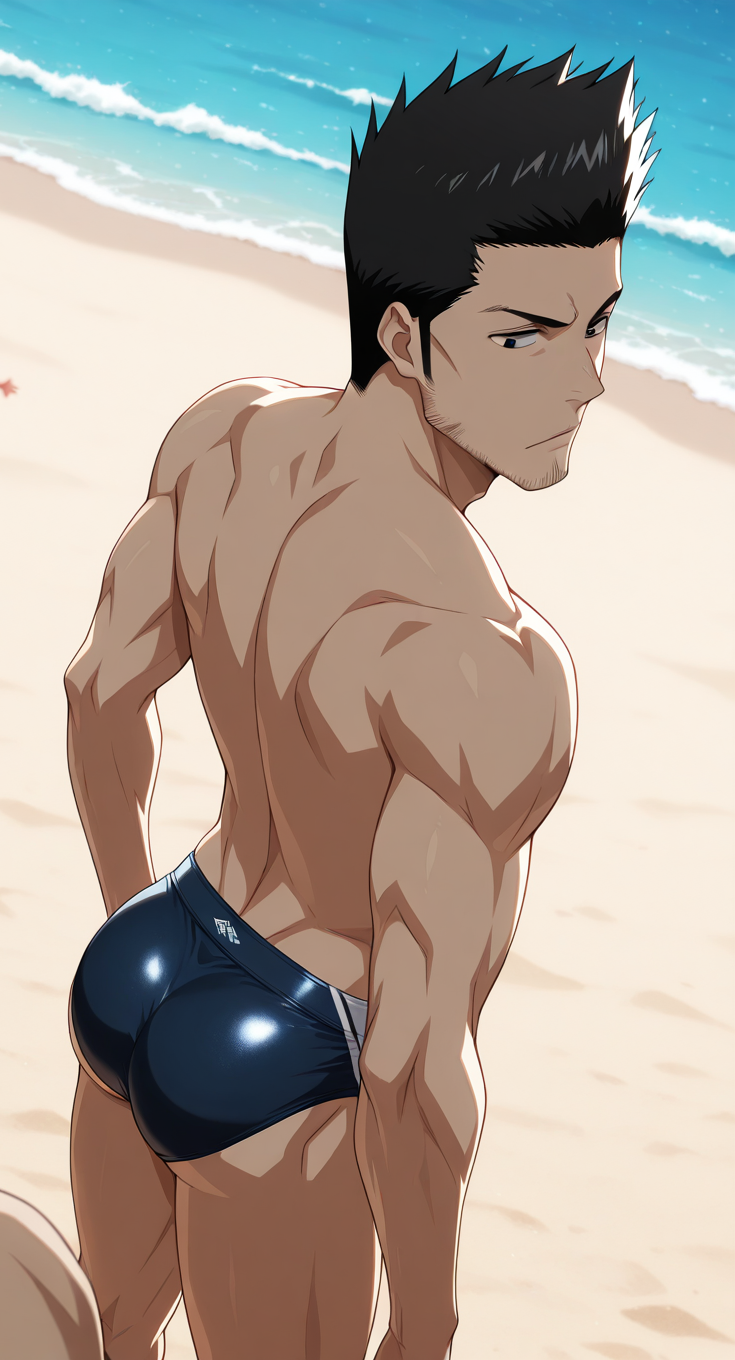 ai_generated bleach gay isshin_kurosaki male male_only yaoi