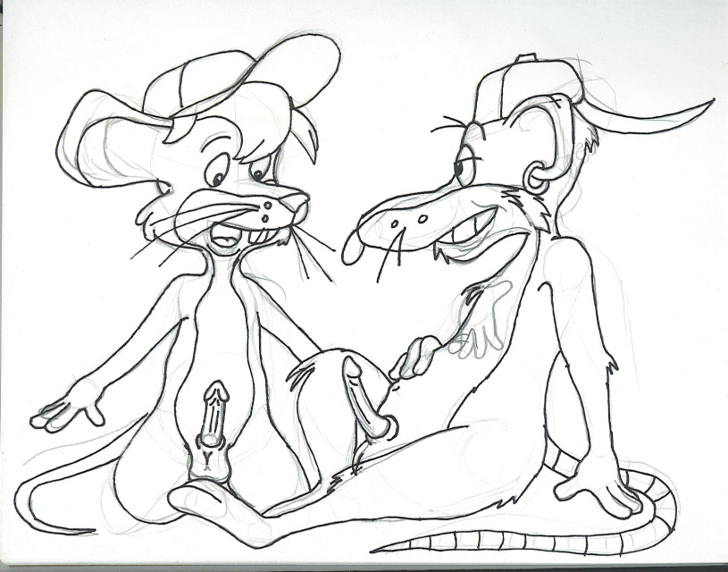 2boys anthro backwards_baseball_cap baseball_cap capitol_critters erection furry gay hat headwear jammett_(capitol_critters) male male/male male_only mammal max_(capitol_critters) mouse penis rat rave_roo rodent tagme testicles yaoi