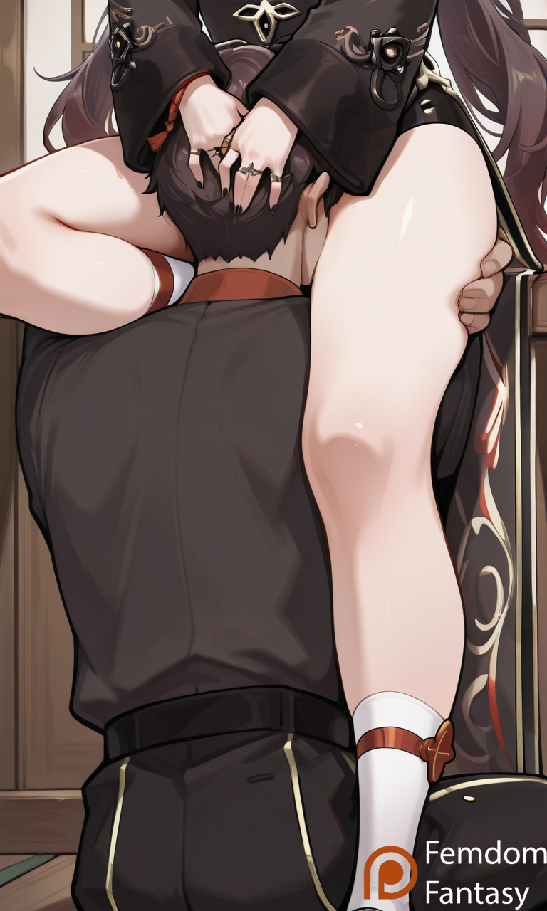  breasts, 1boy, 1girls, ai generated, between legs, big, breasts, cunnilingus, dominand female, dominant, dominatrix, facesitting, female, female dominating male, female domination, femdom, femdomfantasyai, forced, highres, hu tao (genshin impact), juice, licking, male, malesub, milf, oral, peek, pov, pussy, sex, tongue, tongue out, worship