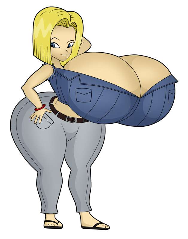 Android 18 (Dragon Ball) Rule 34 Image