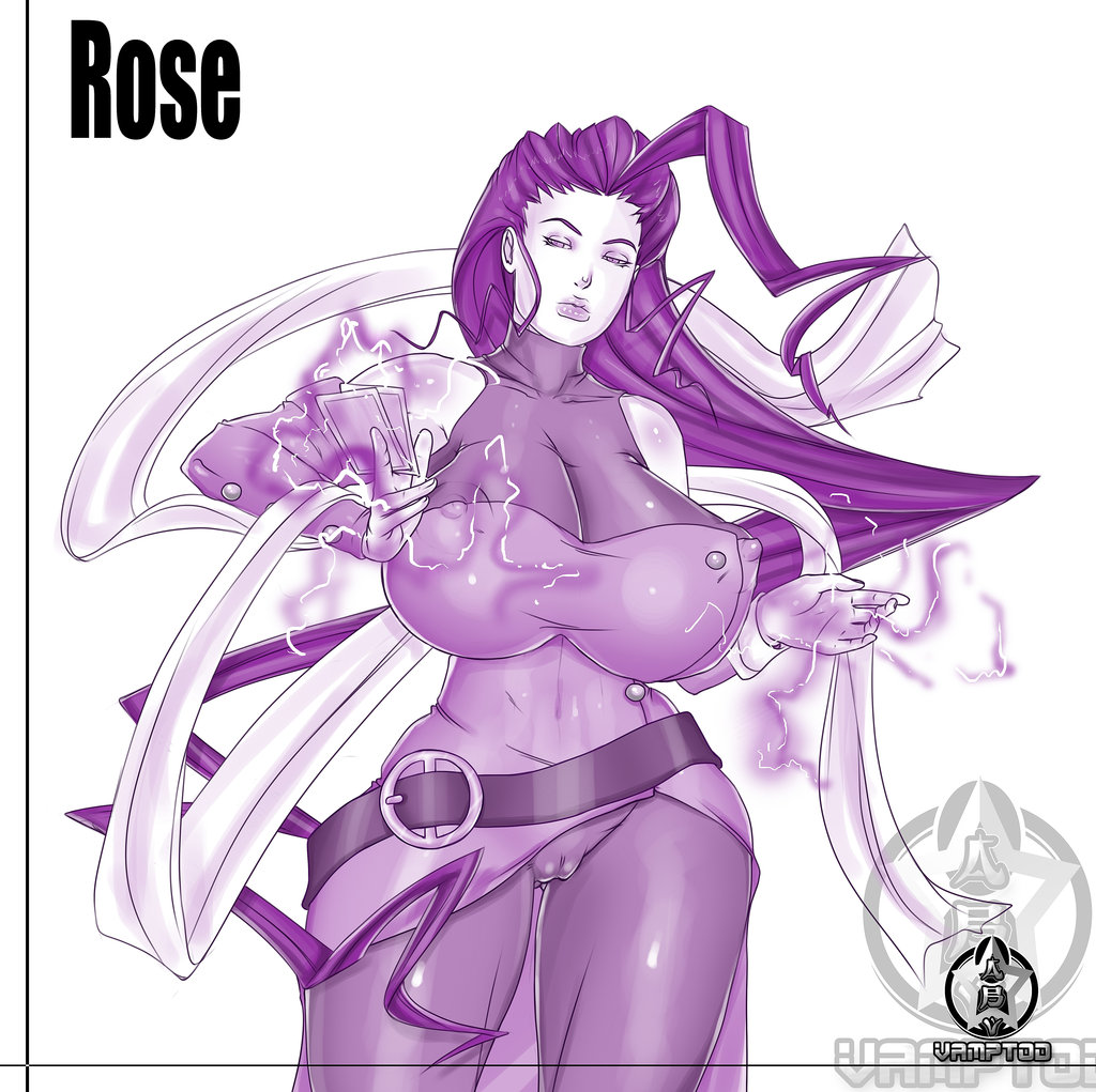 busty cameltoe capcom erect_nipples female female_focus female_only hourglass_figure monochrome nipple_bulge pose rose_(street_fighter) skimpy skimpy_clothes skin_tight solo street_fighter tagme vamptod wide_hips