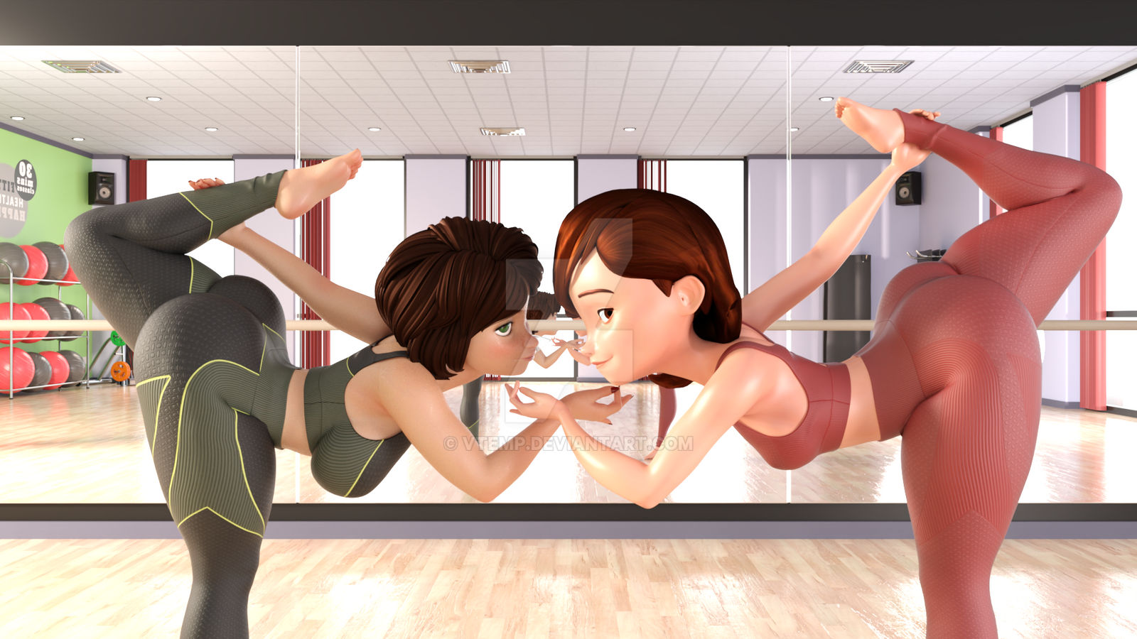 2girls, 3d, ailf, ass, aunt, aunt cass, big ass, big breasts, big hero 6, big thighs, breasts, bubble ass, bubble butt, bust, busty, cass hamada, chest, crossover, curvaceous, curvy, curvy figure, disney, elastigirl, exercise, exercise clothing, female, firm ass, helen parr, hero, heroine, hips, hourglass figure, huge ass, huge breasts, huge thighs, large ass, large breasts, large thighs, legs, light skin, light-skinned female, marvel, marvel comics, mature, mature female, milf, mother, pixar, pixar mom, round ass, slim waist, stretching, the incredibles, thick, thick ass, thick hips, thick legs, thick thighs, thighs, voluptuous, voluptuous female, vtemp, waist, wide ass, wide hips, wide thighs, yoga, yoga pants