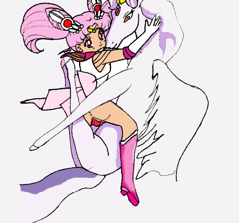 artist_request bestiality bishoujo_senshi_sailor_moon chibi_usa clothed_sex clothing helios_(sailor_moon) horse pegasus pegasus_(sailor_moon) pink_hair sailor_chibi_moon tagme uncensored zoophilia