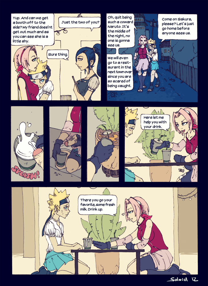 comic female human naruto sakura_haruno soloid uzumaki_naruto