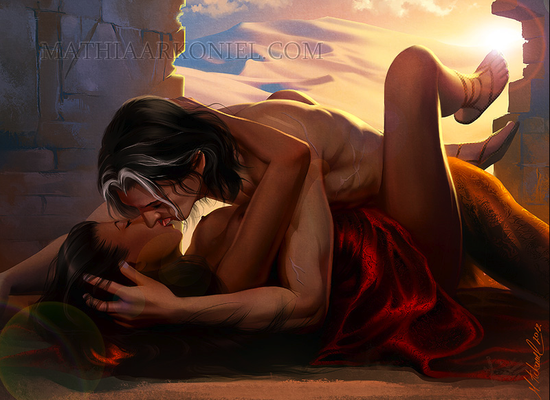 a_song_of_ice_and_fire arianne_martell game_of_thrones house_martell incest kissing literature mathiaarkoniel oberyn_martell romantic romantic_couple uncle_and_niece