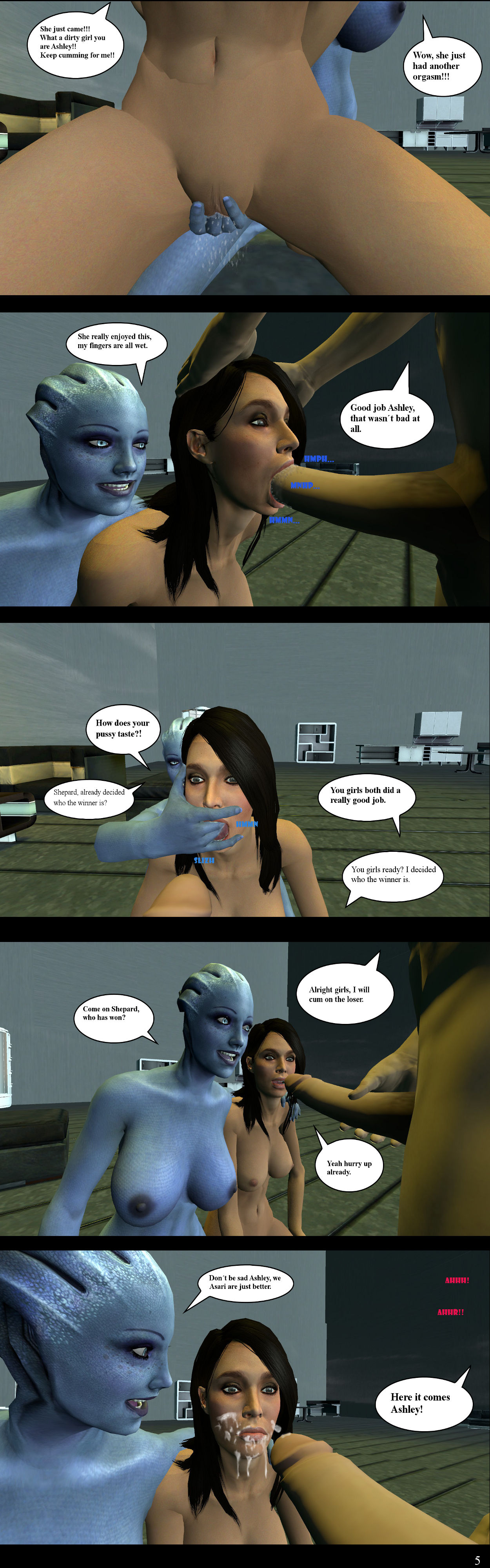 3d 3d_(artwork) asari ashley_williams comic commander_shepard garry's_mod liara_t'soni mass_effect vitezislav