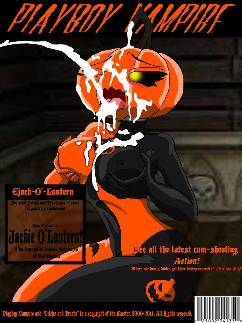 anthro cum cum_on_body cum_on_breasts cum_on_face cum_on_tongue halloween holidays humanoid jack-o'-lantern plant_girl plant_humanoid plantie playboyvampire pumpkin pumpkin_girl pumpkin_head tagme