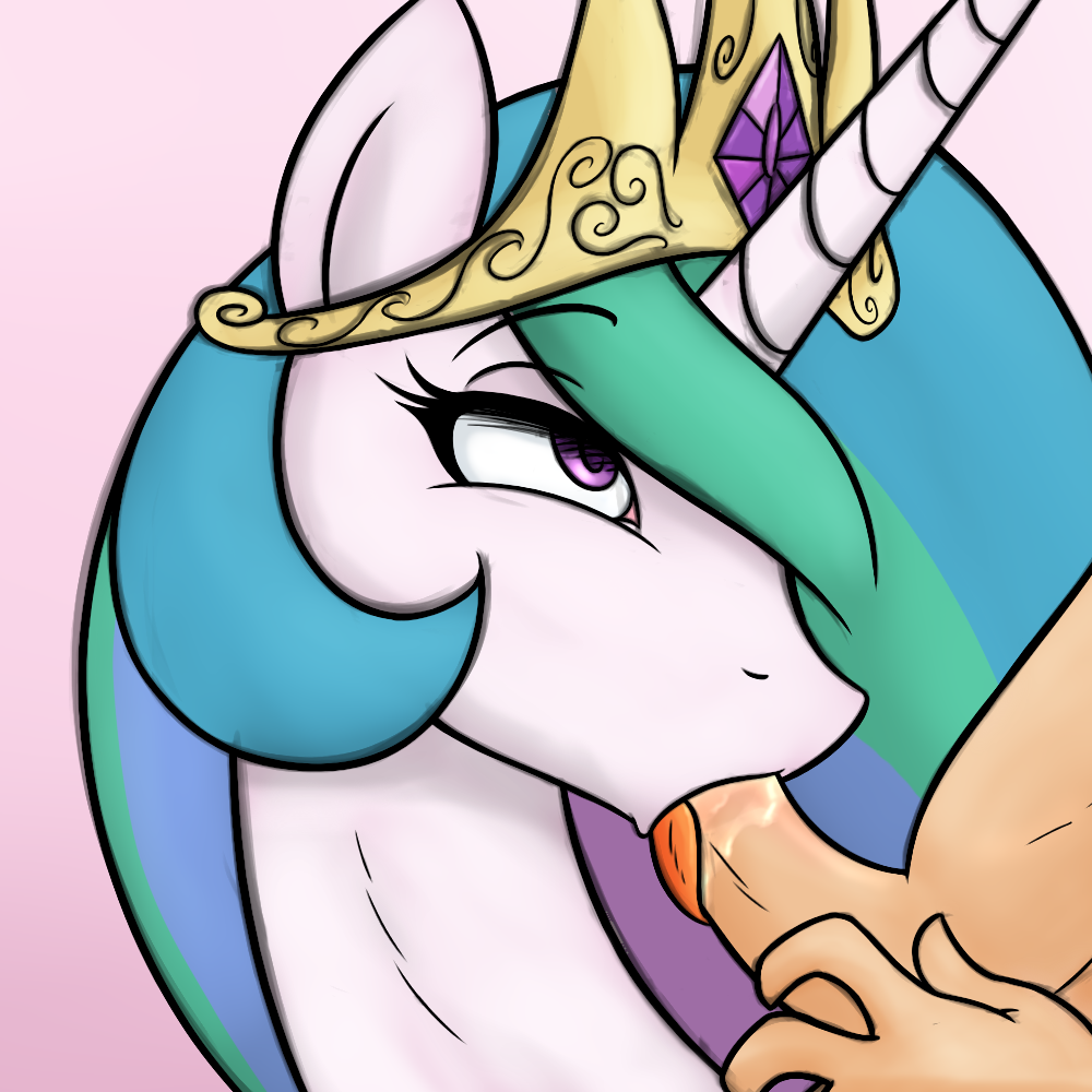 2012 alicorn bestiality crown equine erection fellatio fellatio_from_feral female friendship_is_magic furry hair horn horse human_on_feral interspecies long_hair male male_human/female_feral male_on_feral multicolored_hair my_little_pony no-ink oral oral_sex penis pony princess_celestia_(mlp) purple_eyes sex tongue wings zoophilia